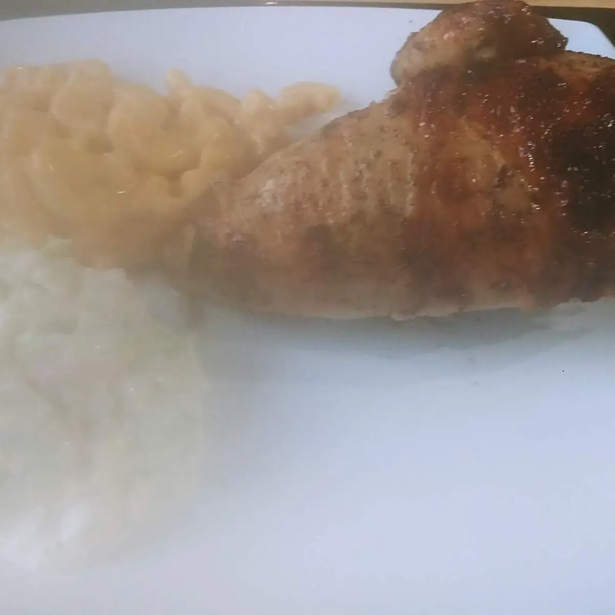 Chicken Breast with Wind Mac N Cheese and Cole Slaw