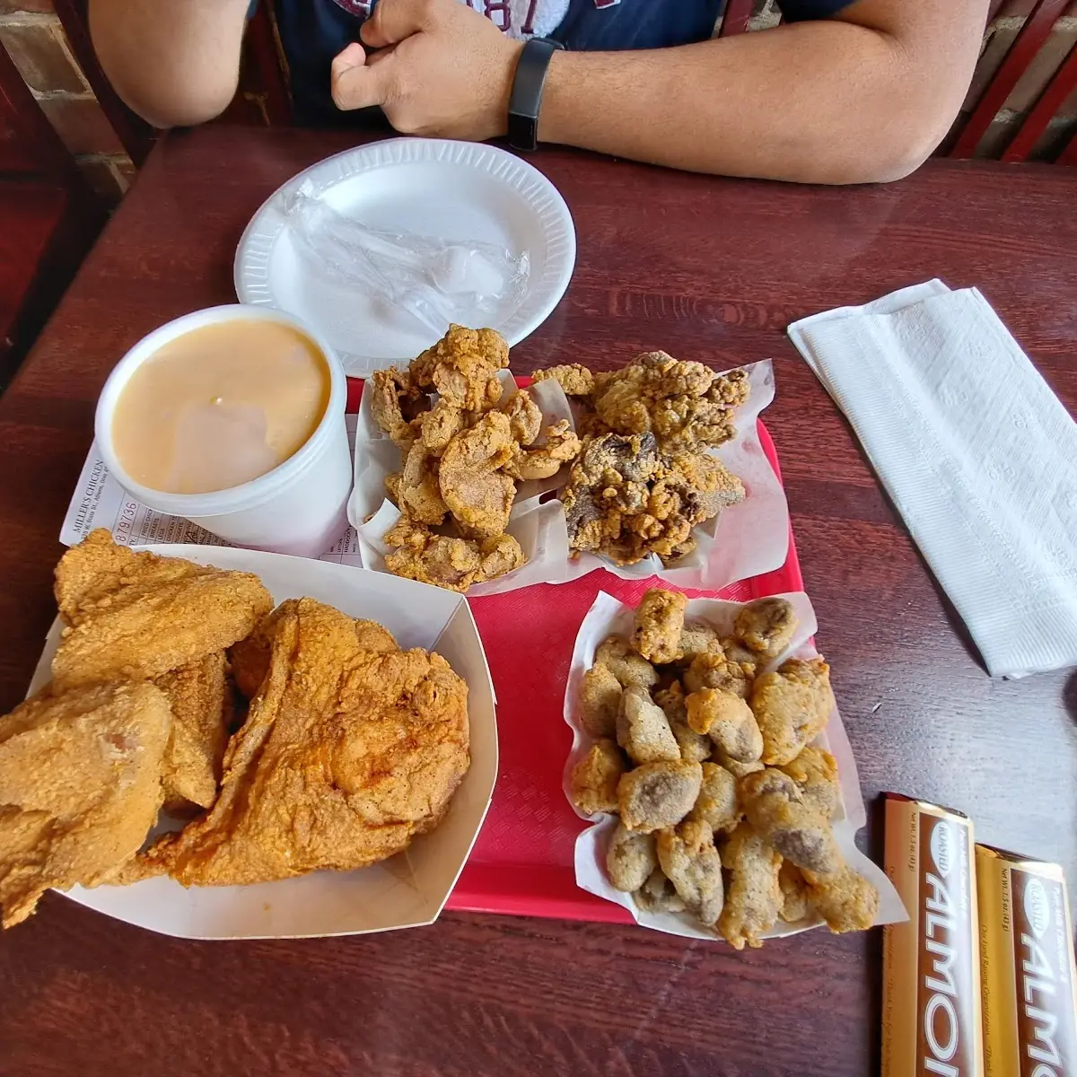 Fried Chicken Fried Lover Fried Heart Fried Gizzards msc N Cheese
