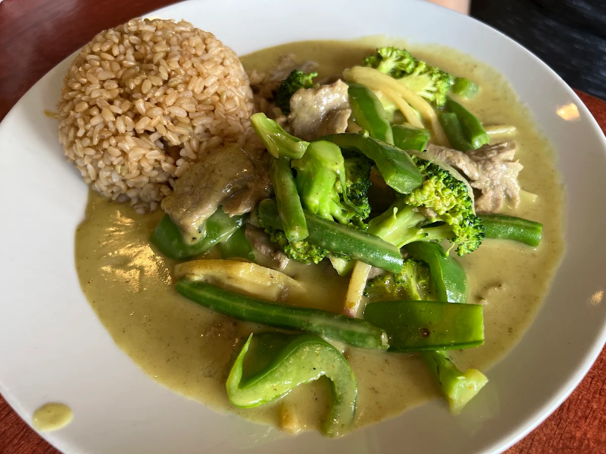 Beef Green Curry Lunch Special