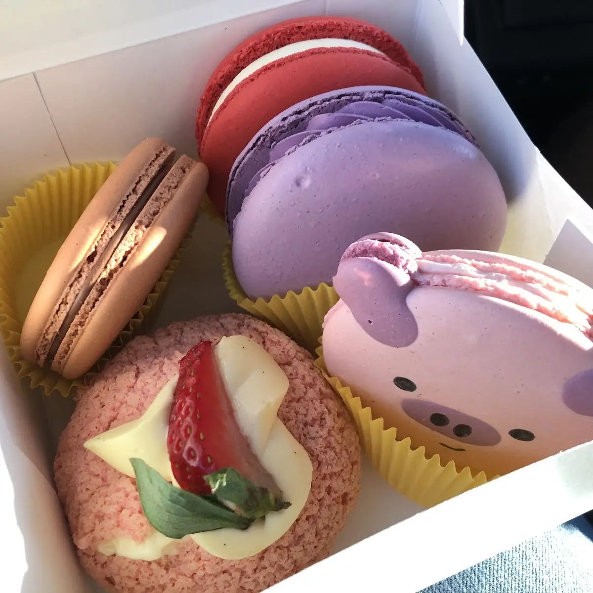Macarons and Cream Puff