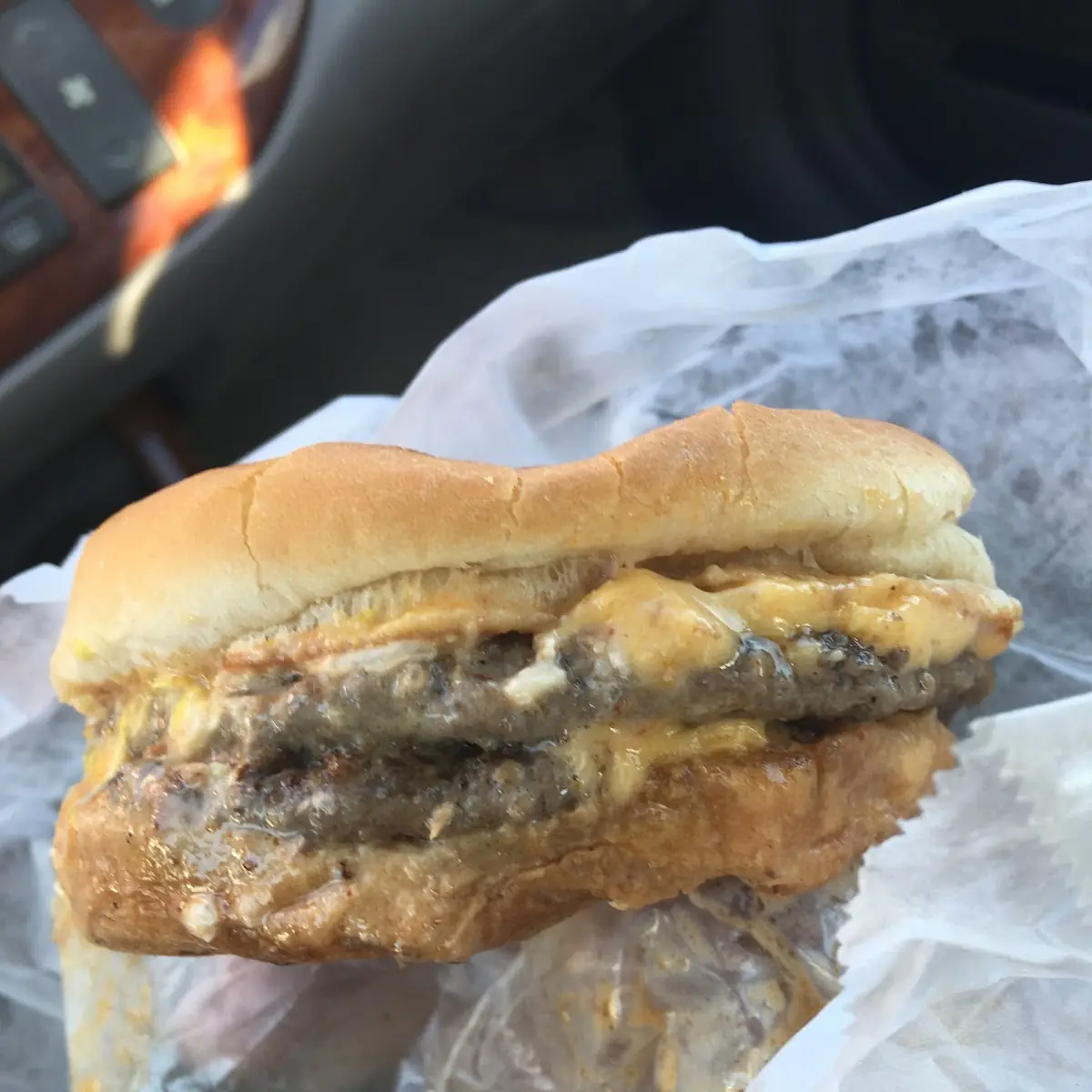 Double Mushroom & Swiss Cheeseburger