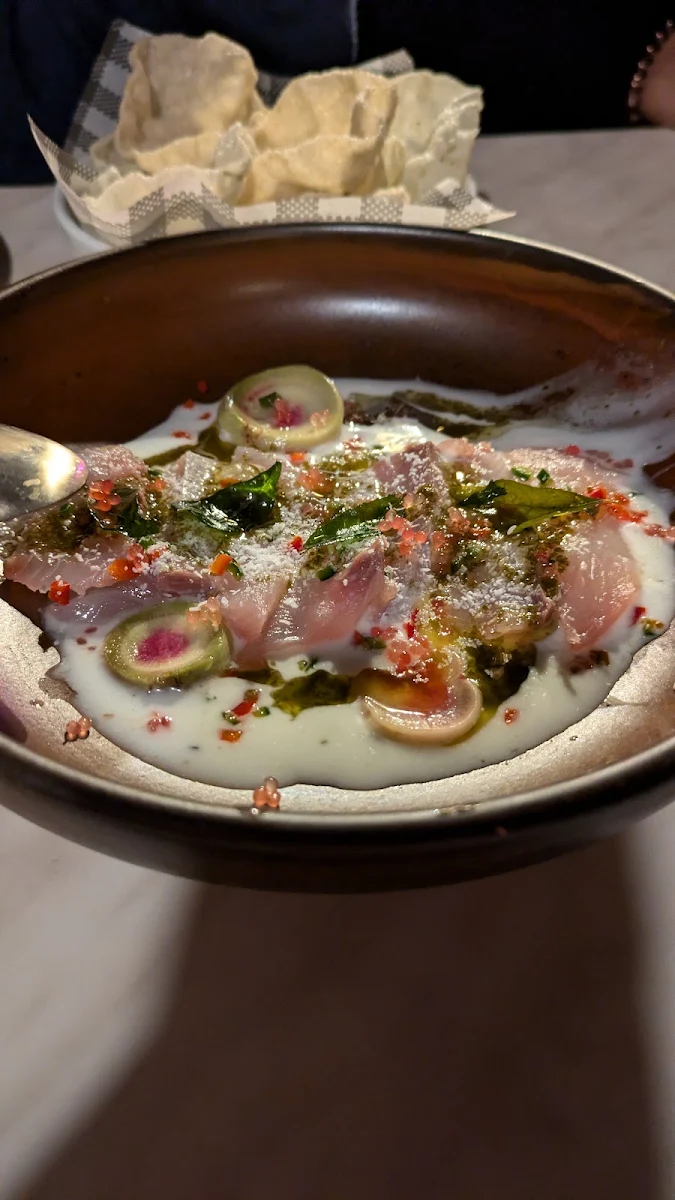 Kingfish Ceviche GF DF, Madam Ji Indian Restaurant