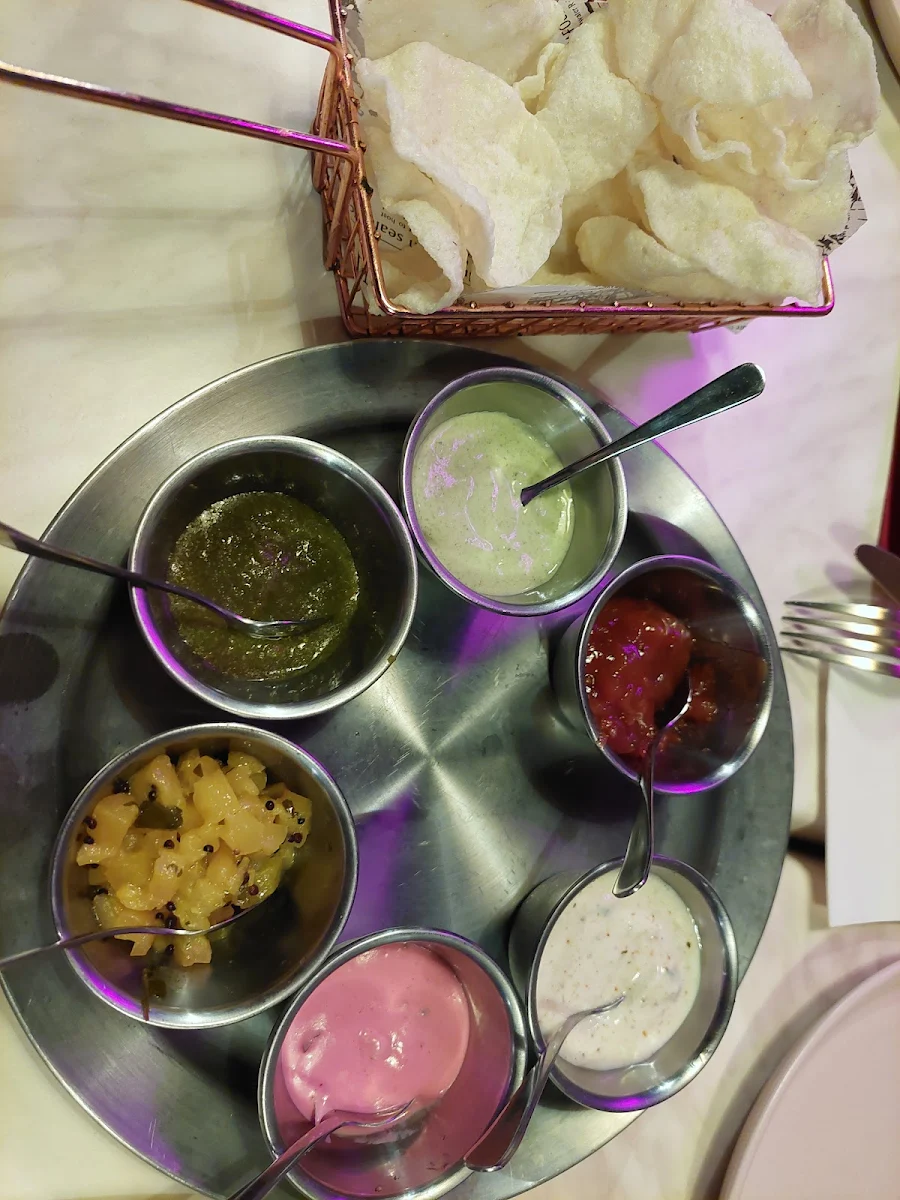 Pappadums, Madam Ji Indian Restaurant
