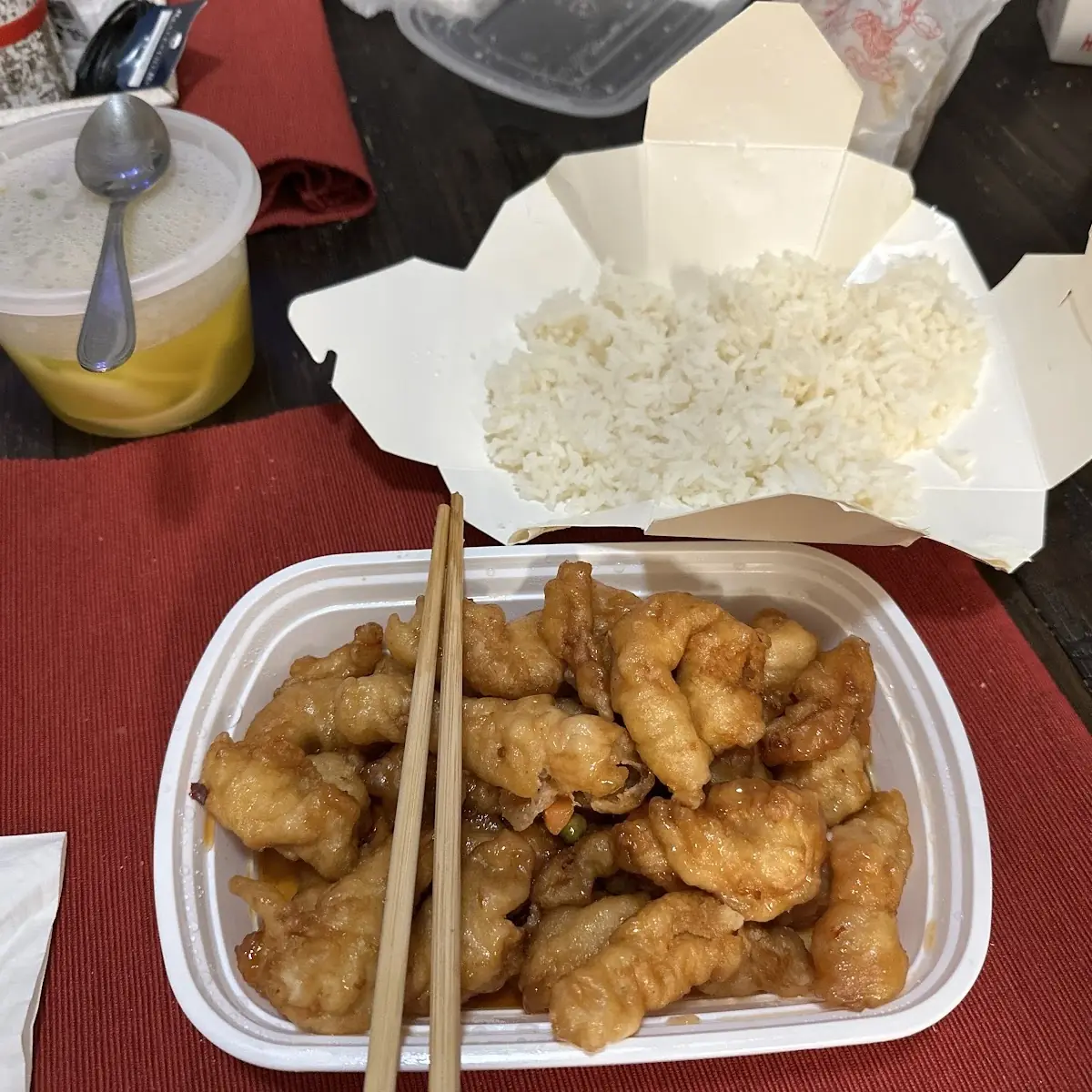 Orange Chicken White Rice