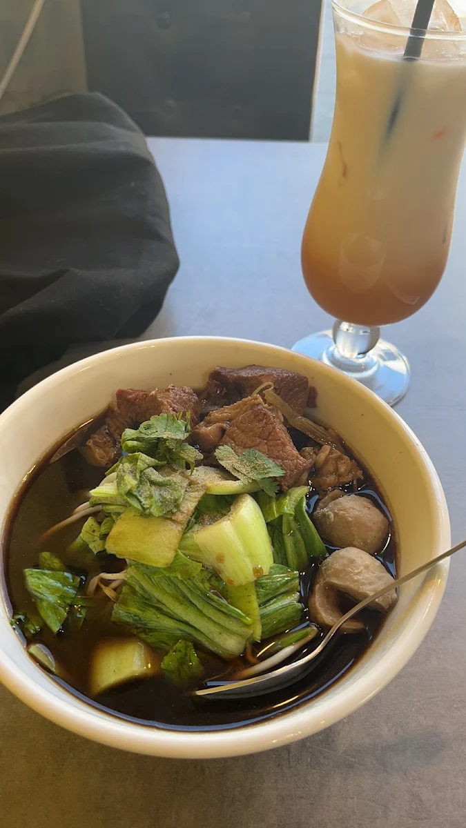 Stewed Beef Noodle Soup, Pinto Thai Street Food