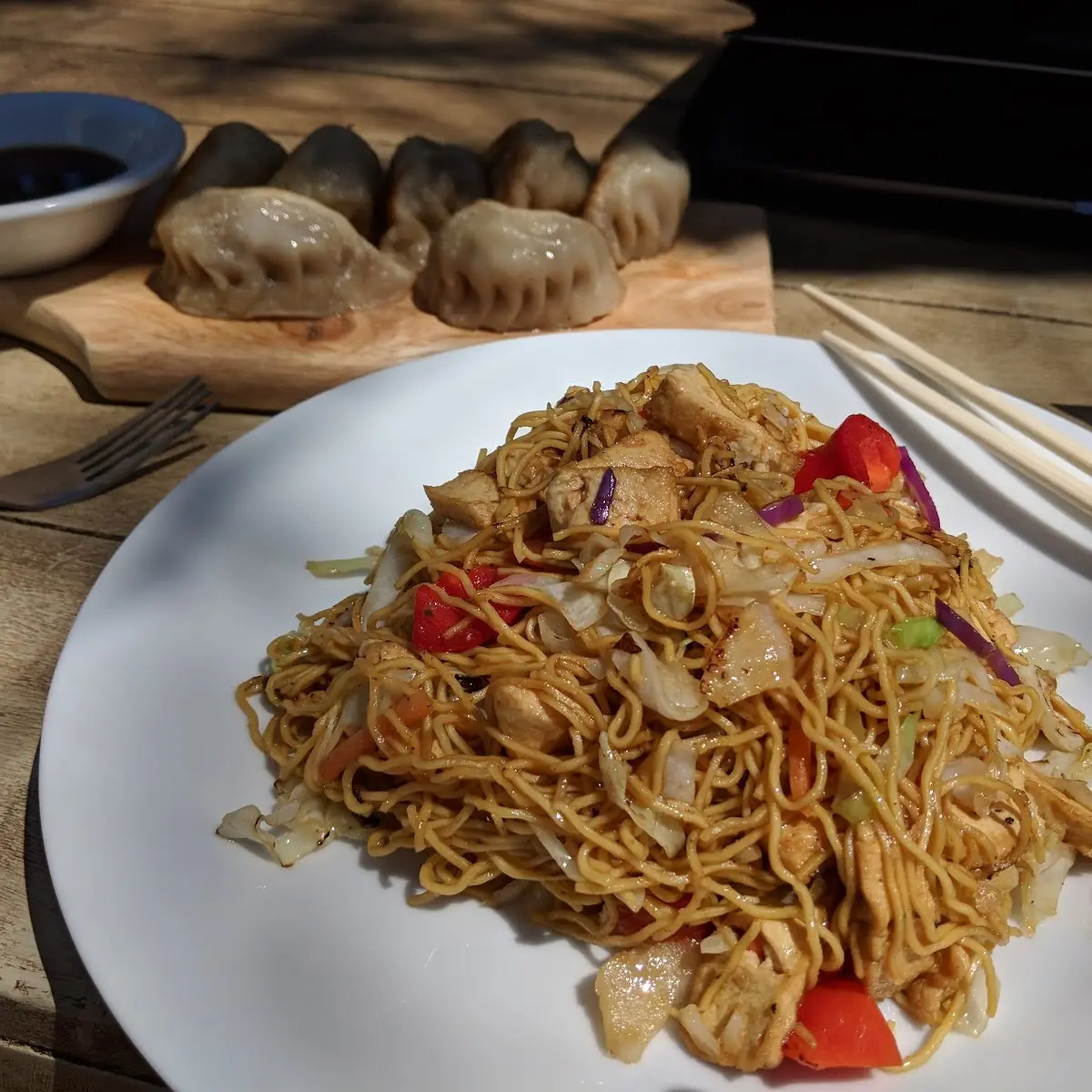 Vegetarian Stir Fried Noodles