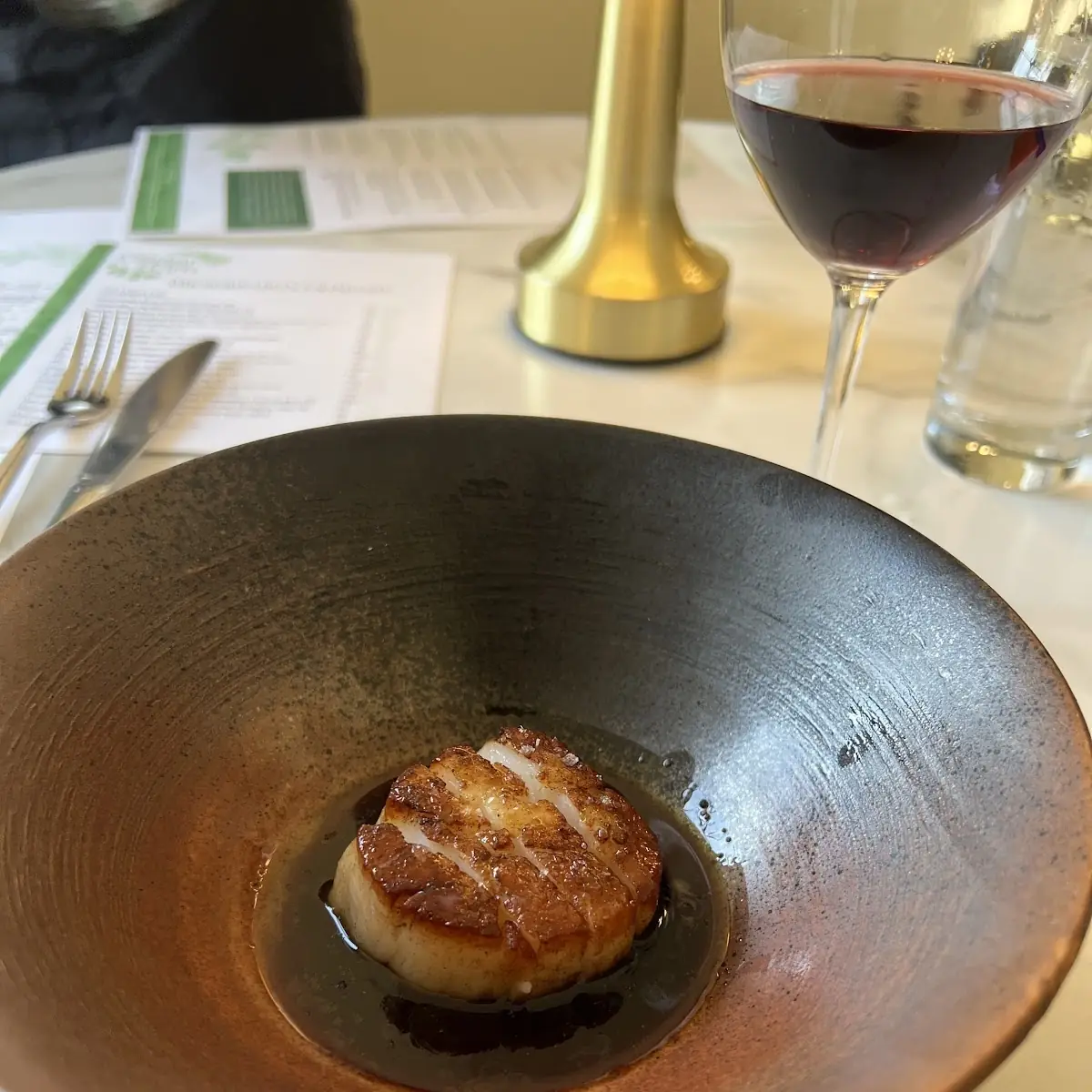Plancha-Seared Dayboat Sea Scallops