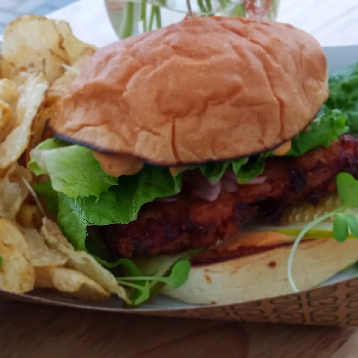 Fry Chicken Sandwich