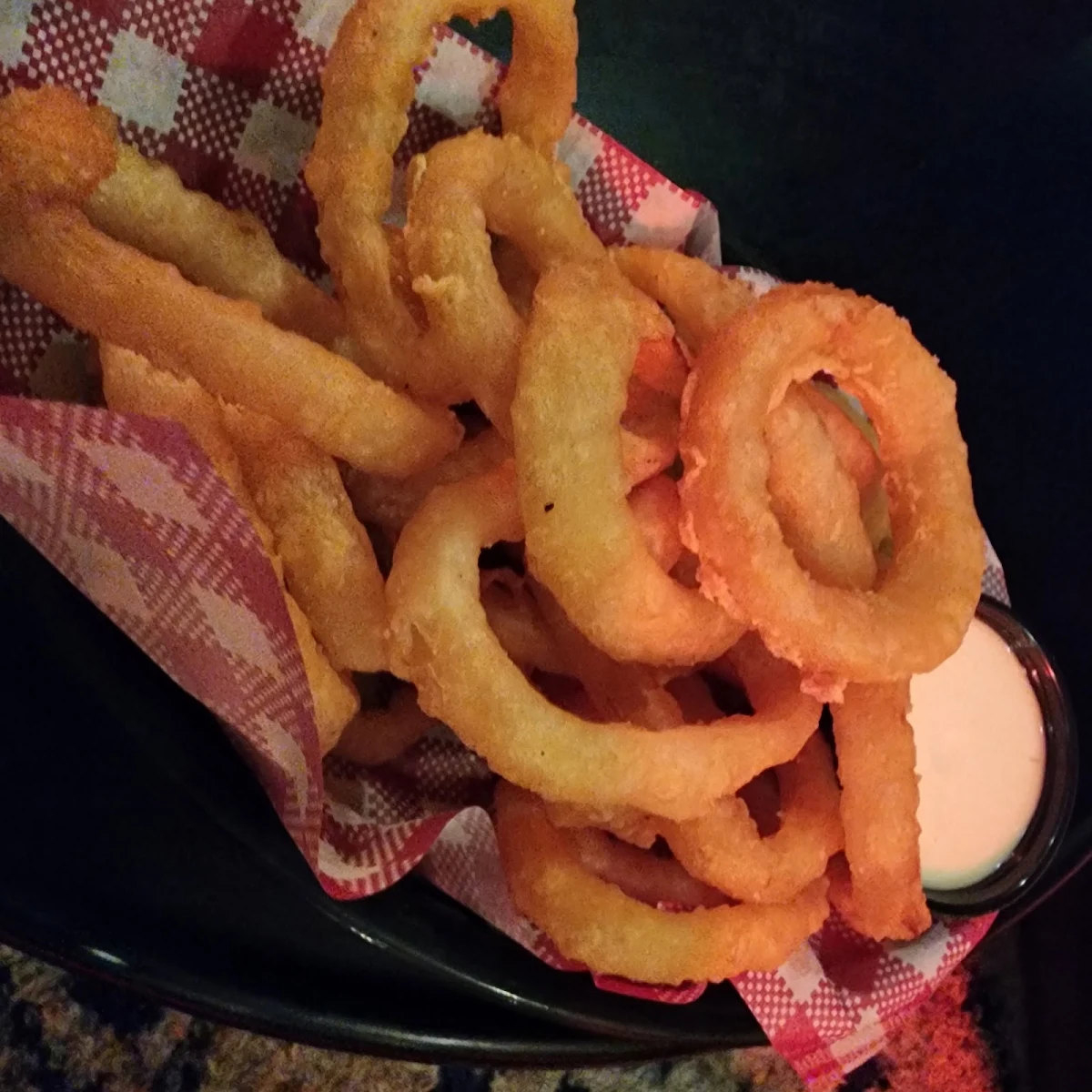 Onion Rings, Roamer Brisbane Bar/Cafe