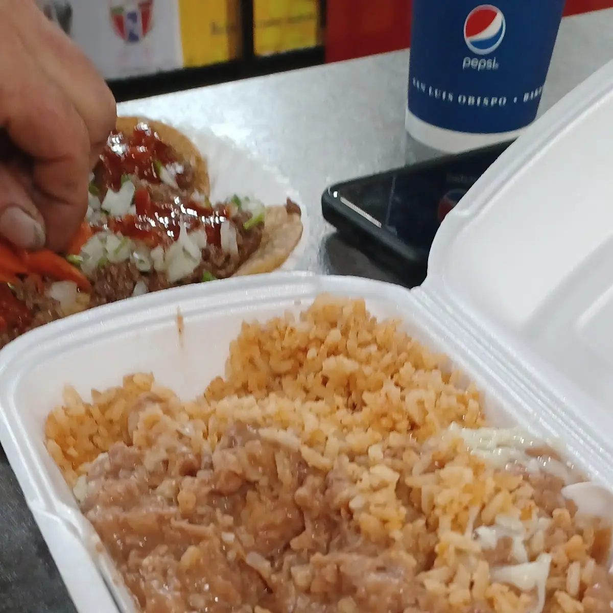 Rice & Beans with Cheese