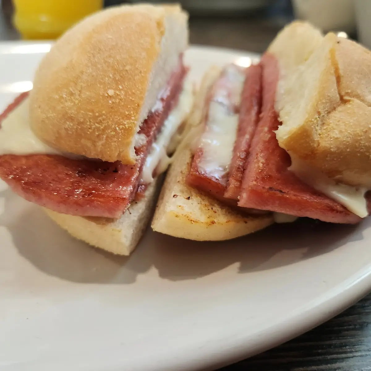 Pork Roll and Cheese Sandwich
