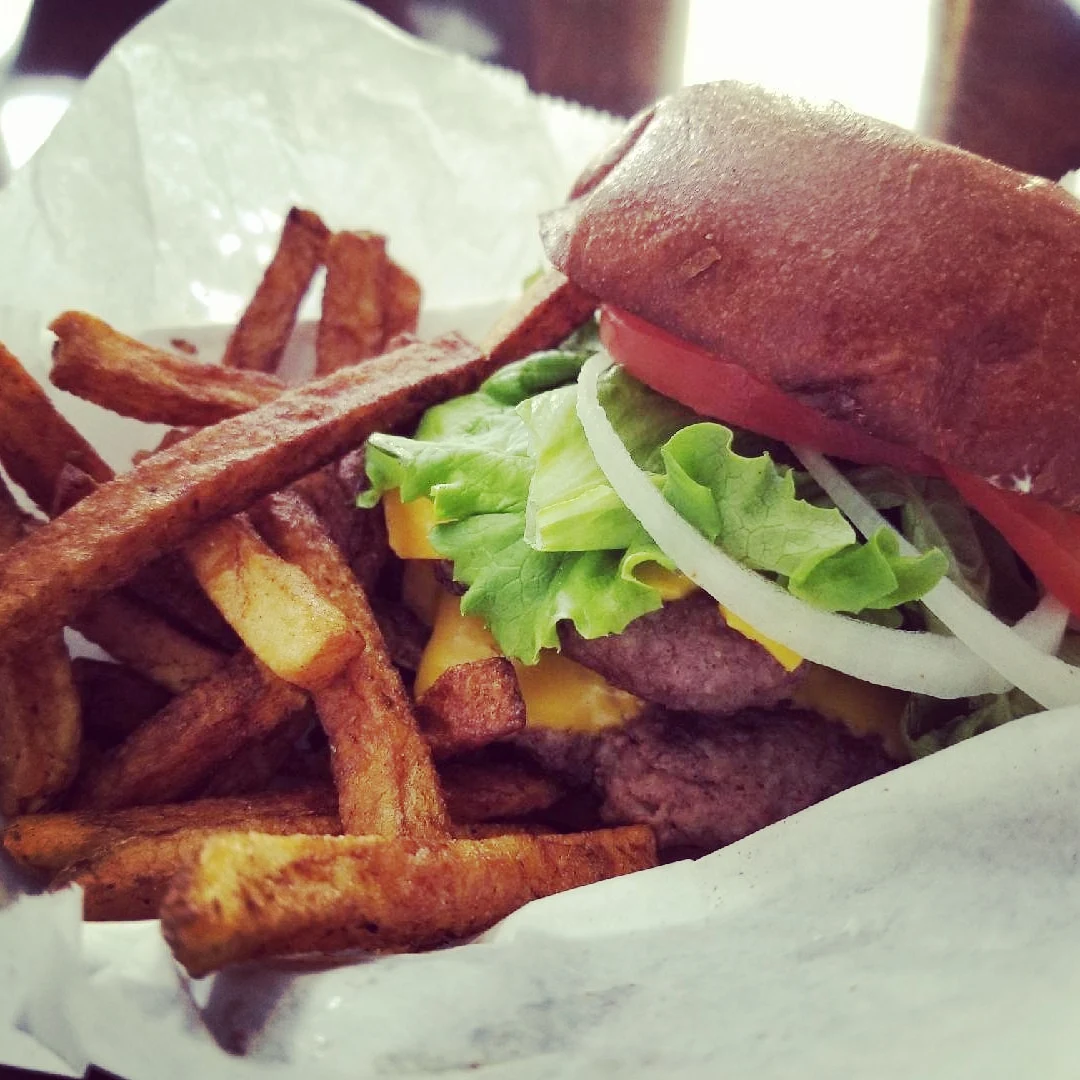 Double Cheeseburger and Fries
