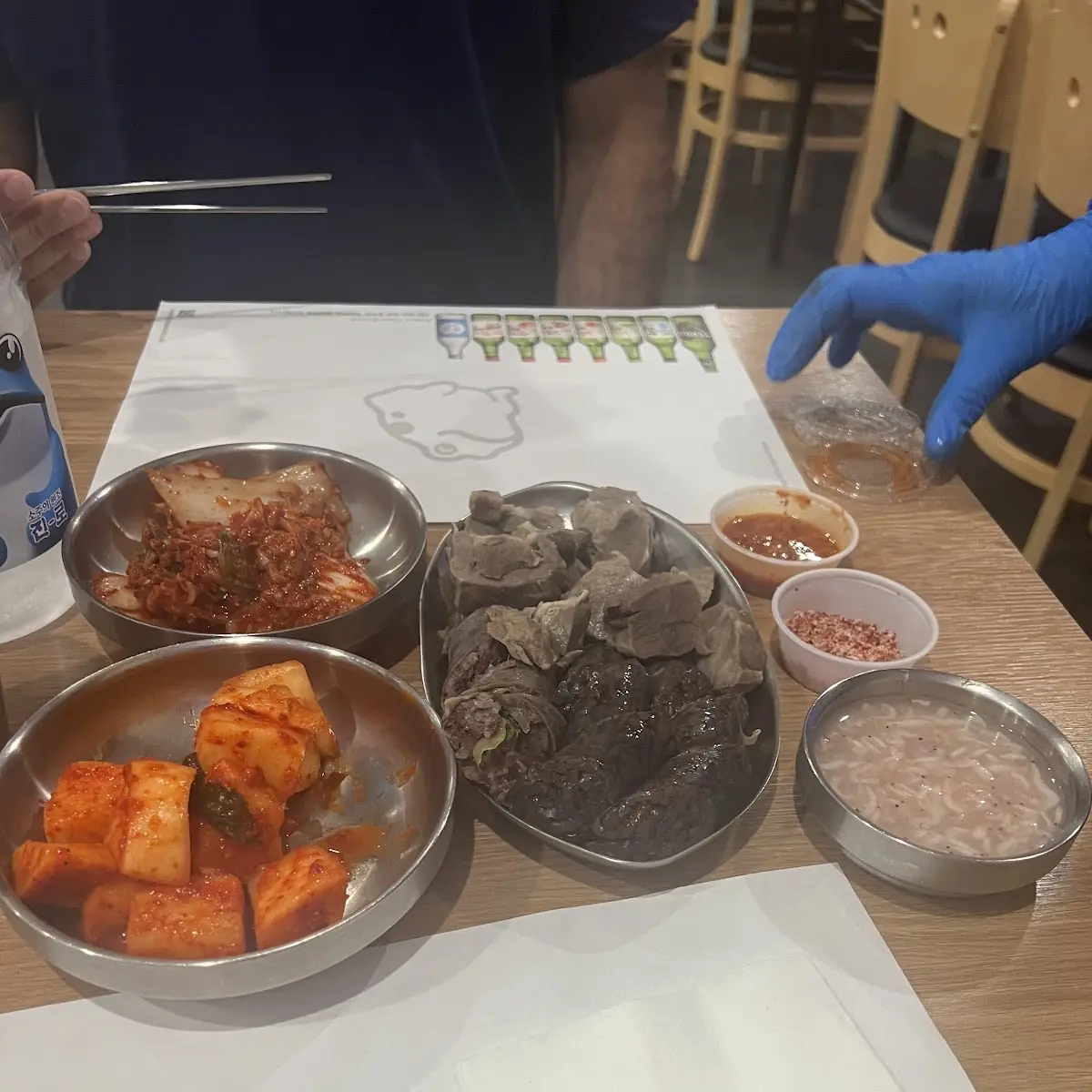 Blood Sausage Pork and Kimchi