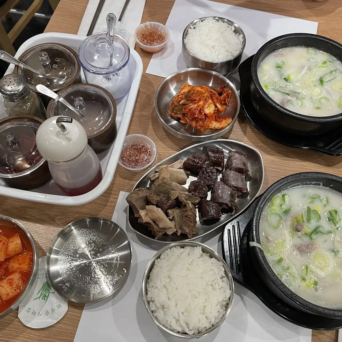 Sundae Soup with Pork and Vegetables