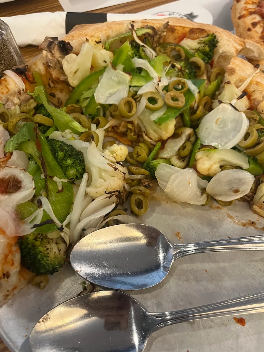 Vegetarian Pizza Without Cheese