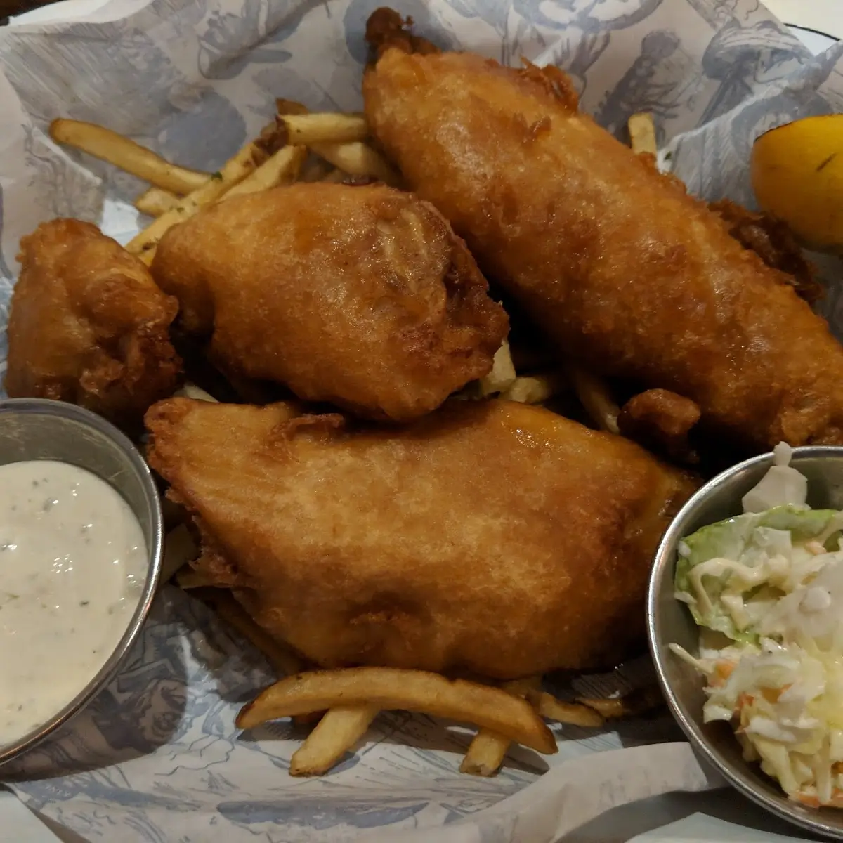 Beer Battered Fish and Chips