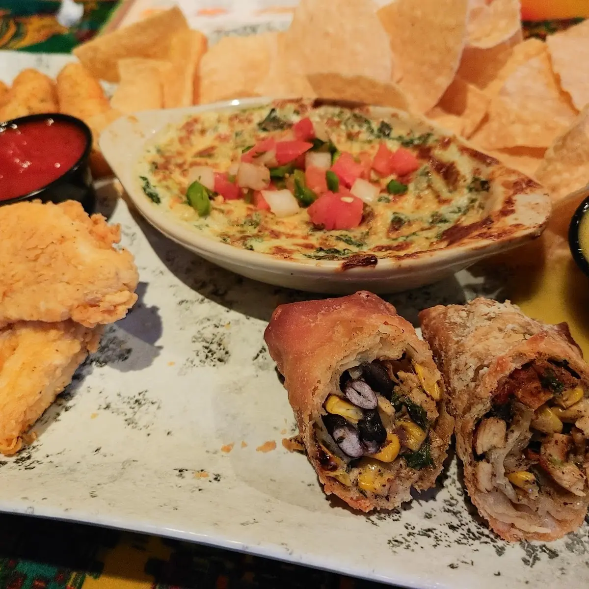 Appetizer Sampler with Dipping Sauces