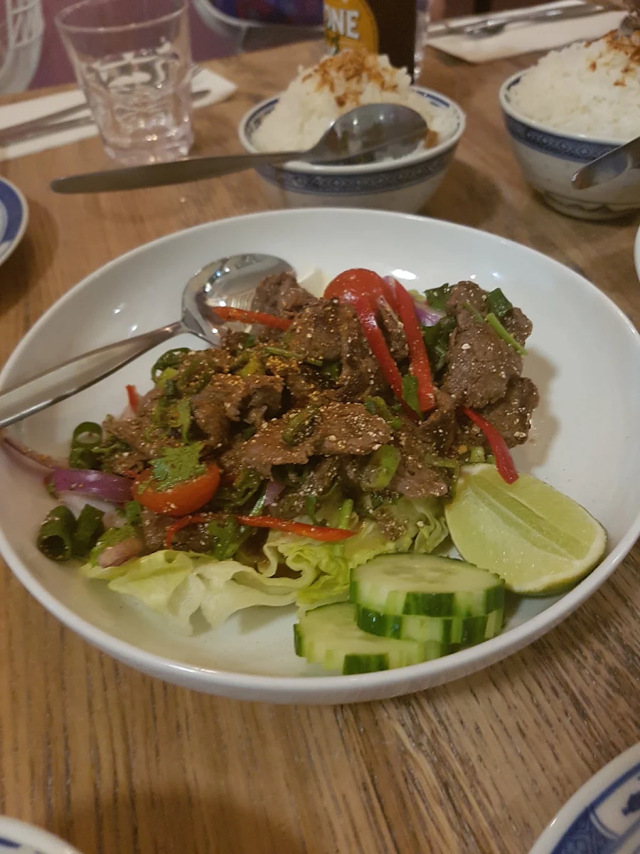 Crying Tiger Salad, Sabai Sabai Thai Restaurant