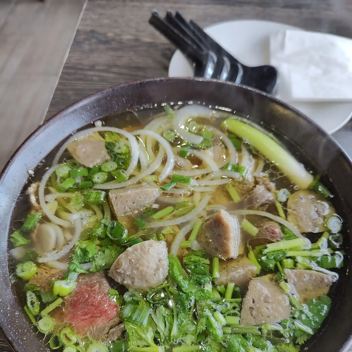 Beef Pho with Rice Noodles