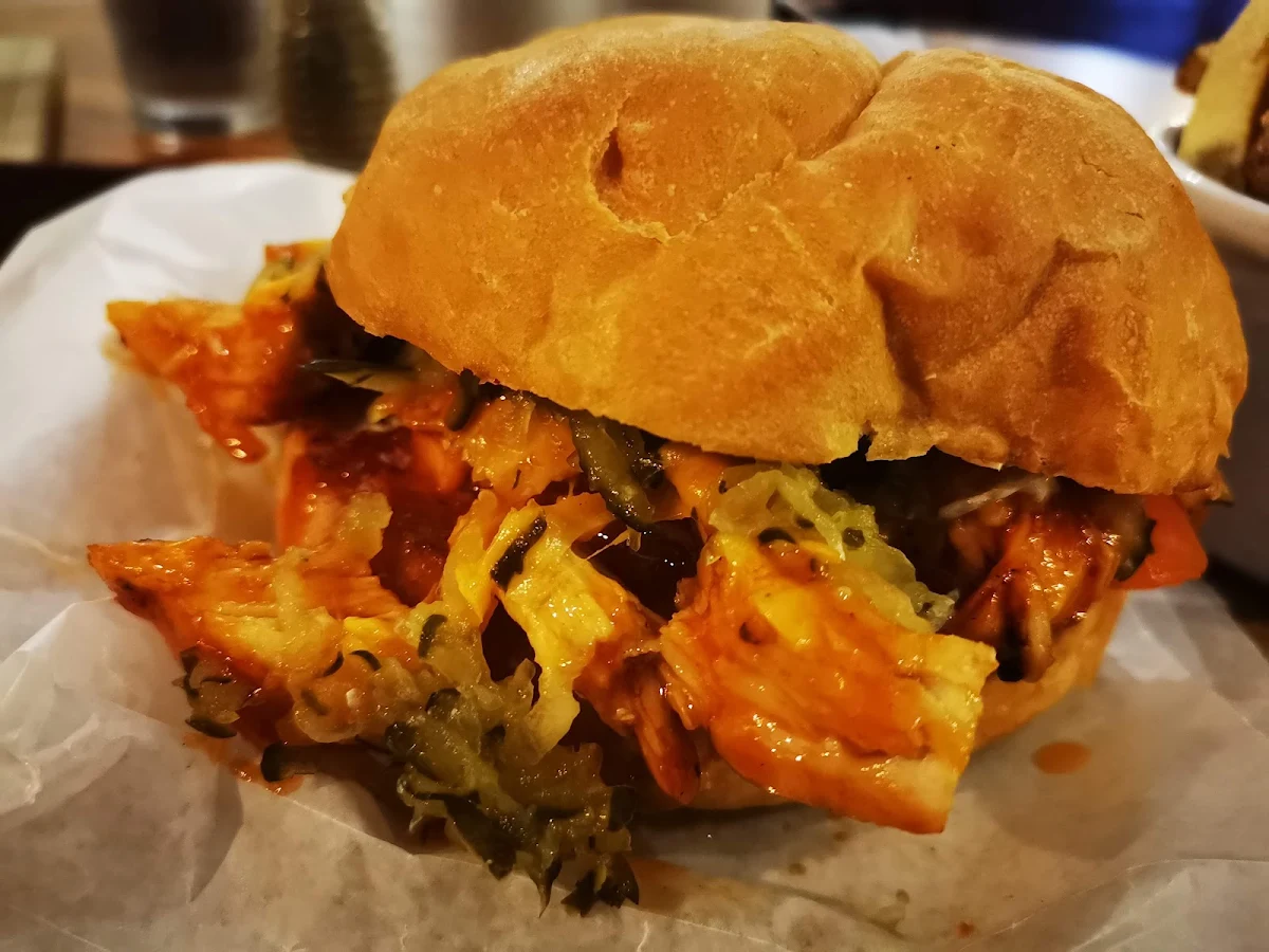 Chicken Cheddar Pickle Kaiser, Taste and See
