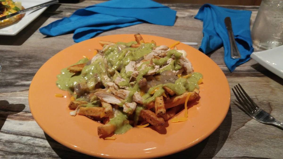 Green Chicken Poutine