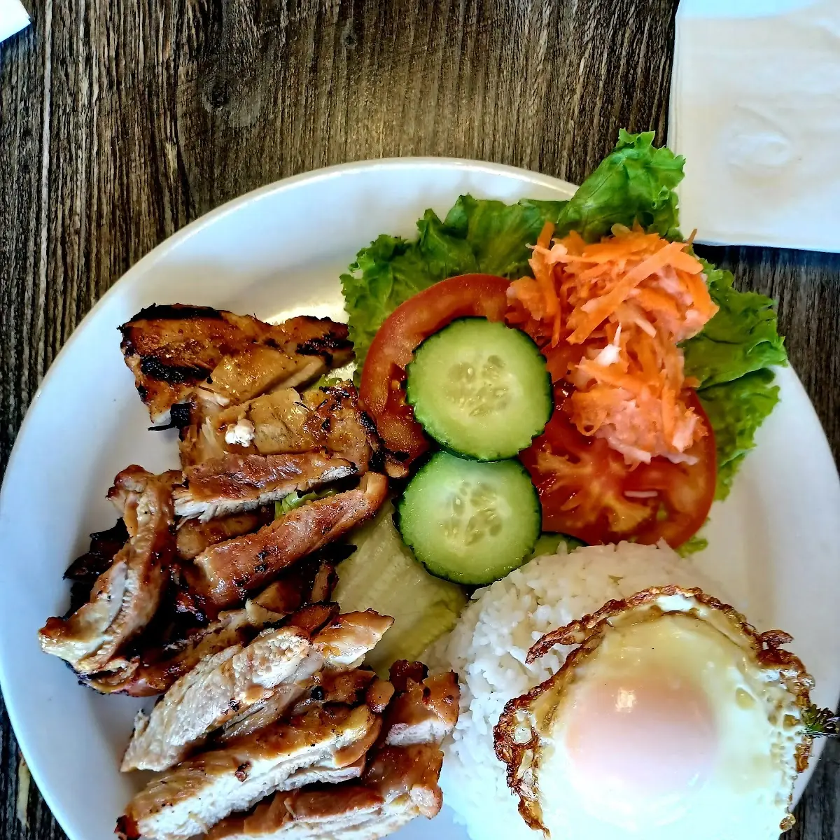 Chicken Rice Plate