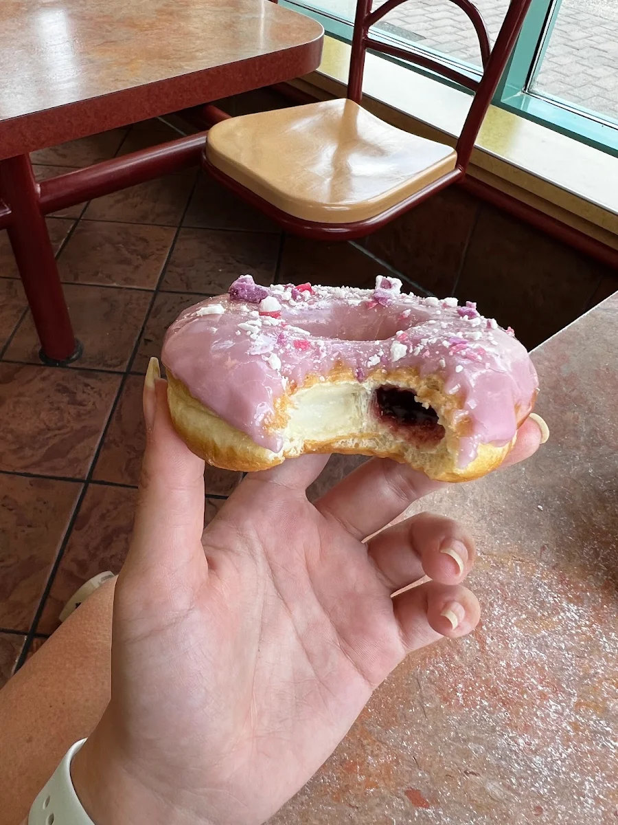 Berry Cheesecake Filled Ring Donut, Tim Hortons