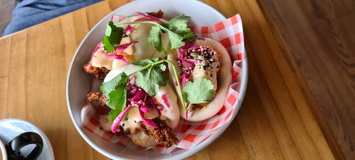 Chicken Bao Buns, Black Seed Cafe