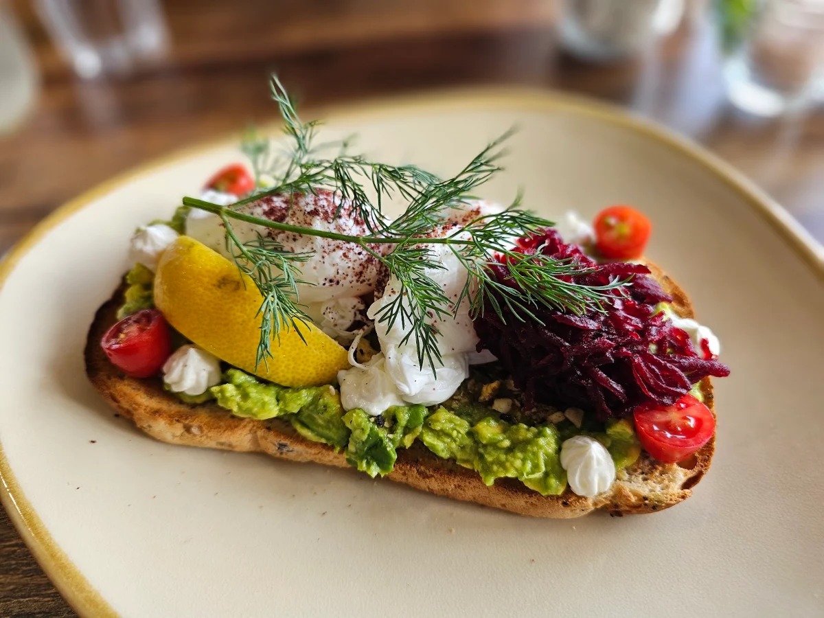 Dukkah Smashed Avocado, Black Seed Cafe