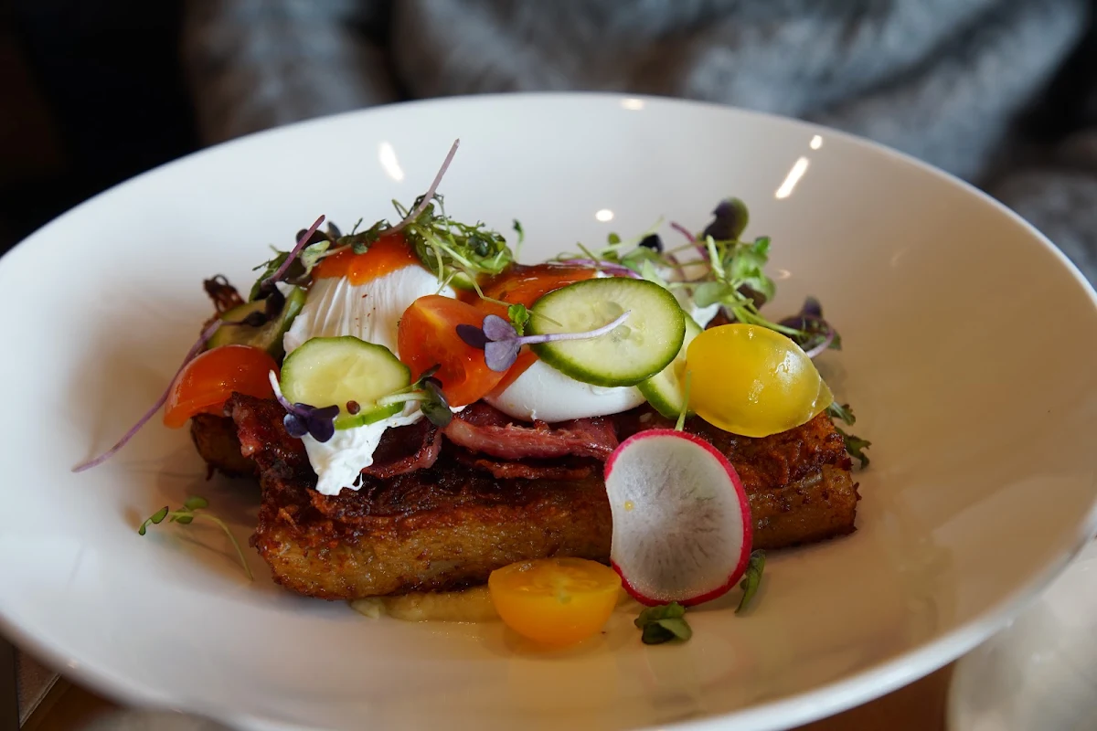 Free Range Eggs on Toast, Black Seed Cafe