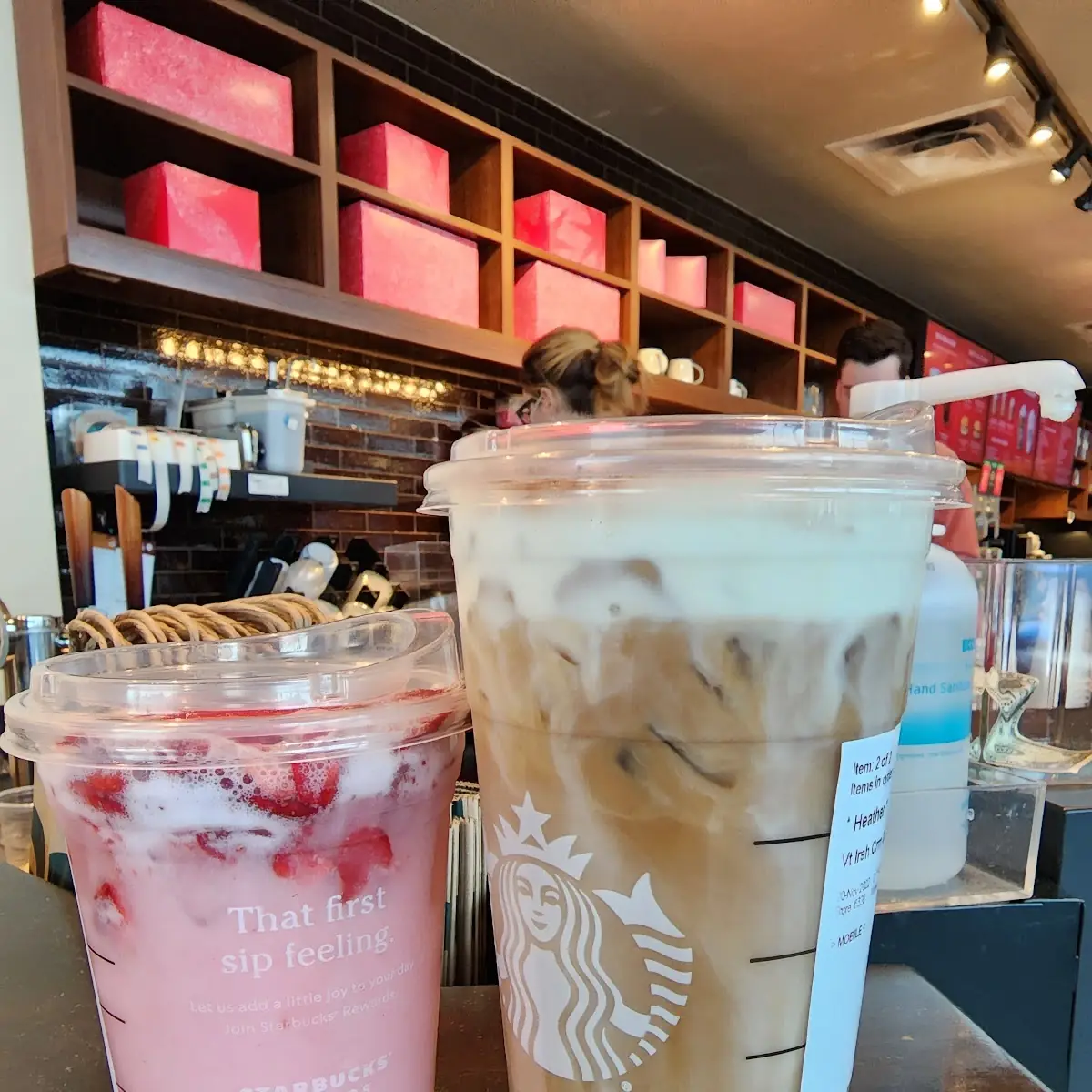 Pink Drink & Irish Cream Cold Brew