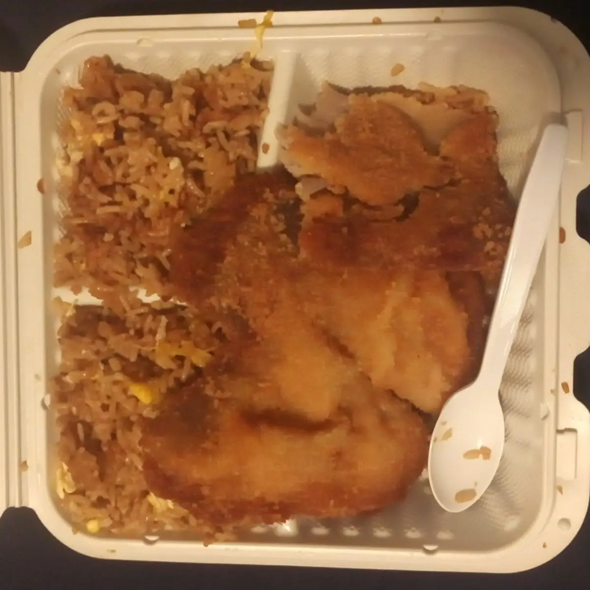 Pork Chops and Egg Rice