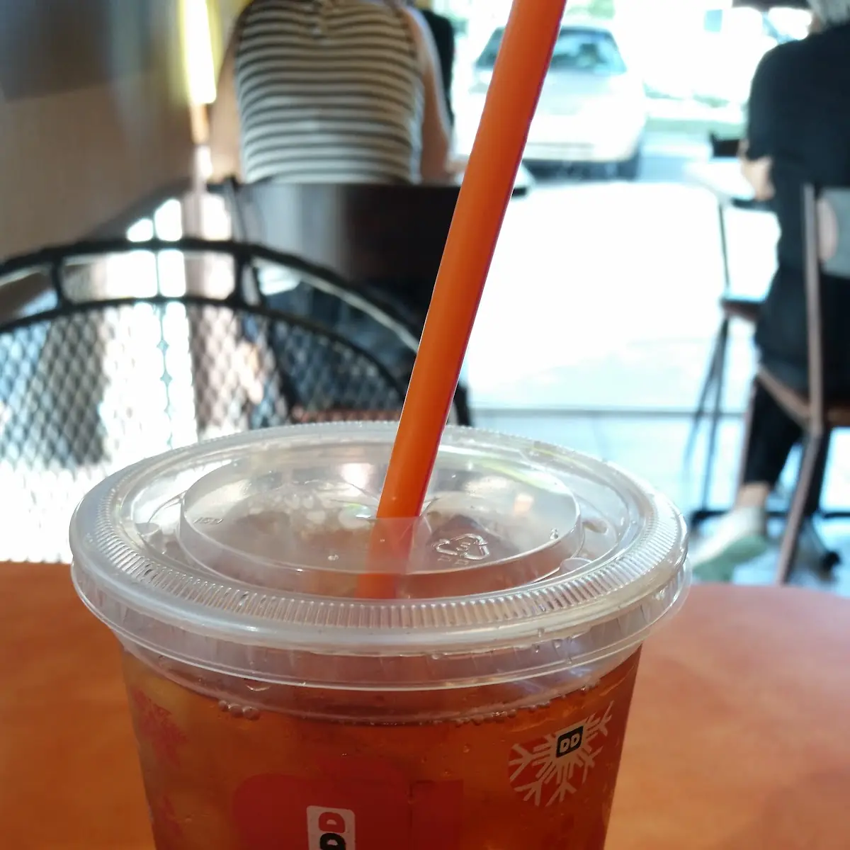 Unsweetened Iced Tea in Holiday Cup
