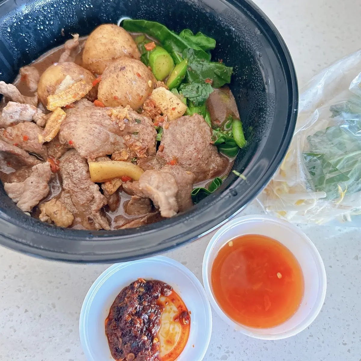 Nam Tok with Pork