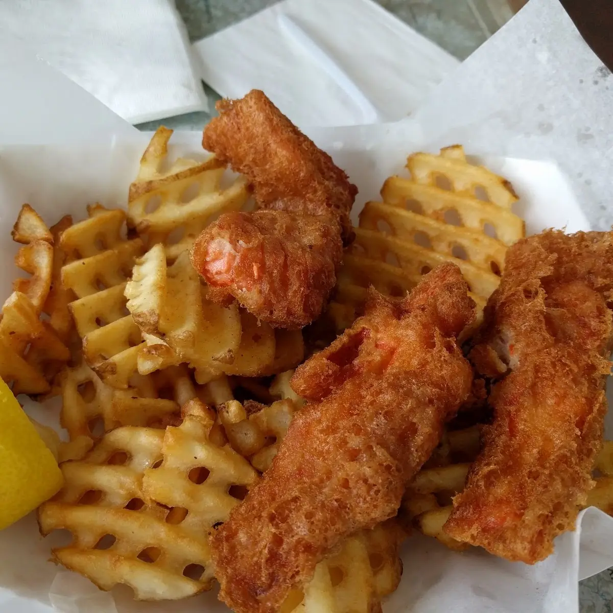 Salmon Fish and Chips