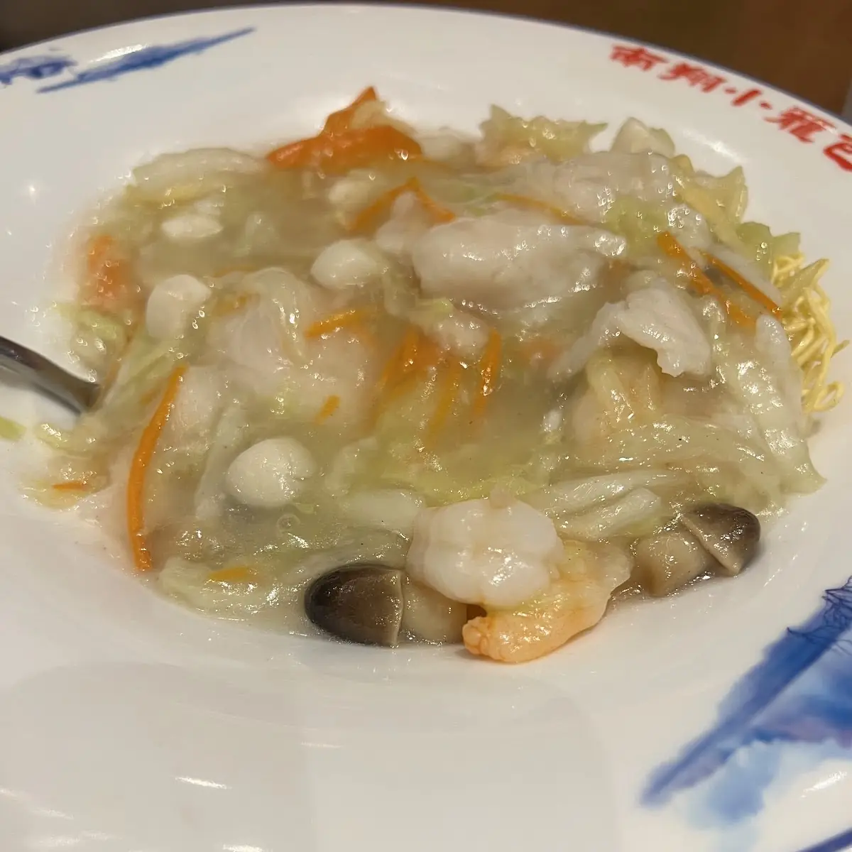 Seafood Pan Fried Noodles