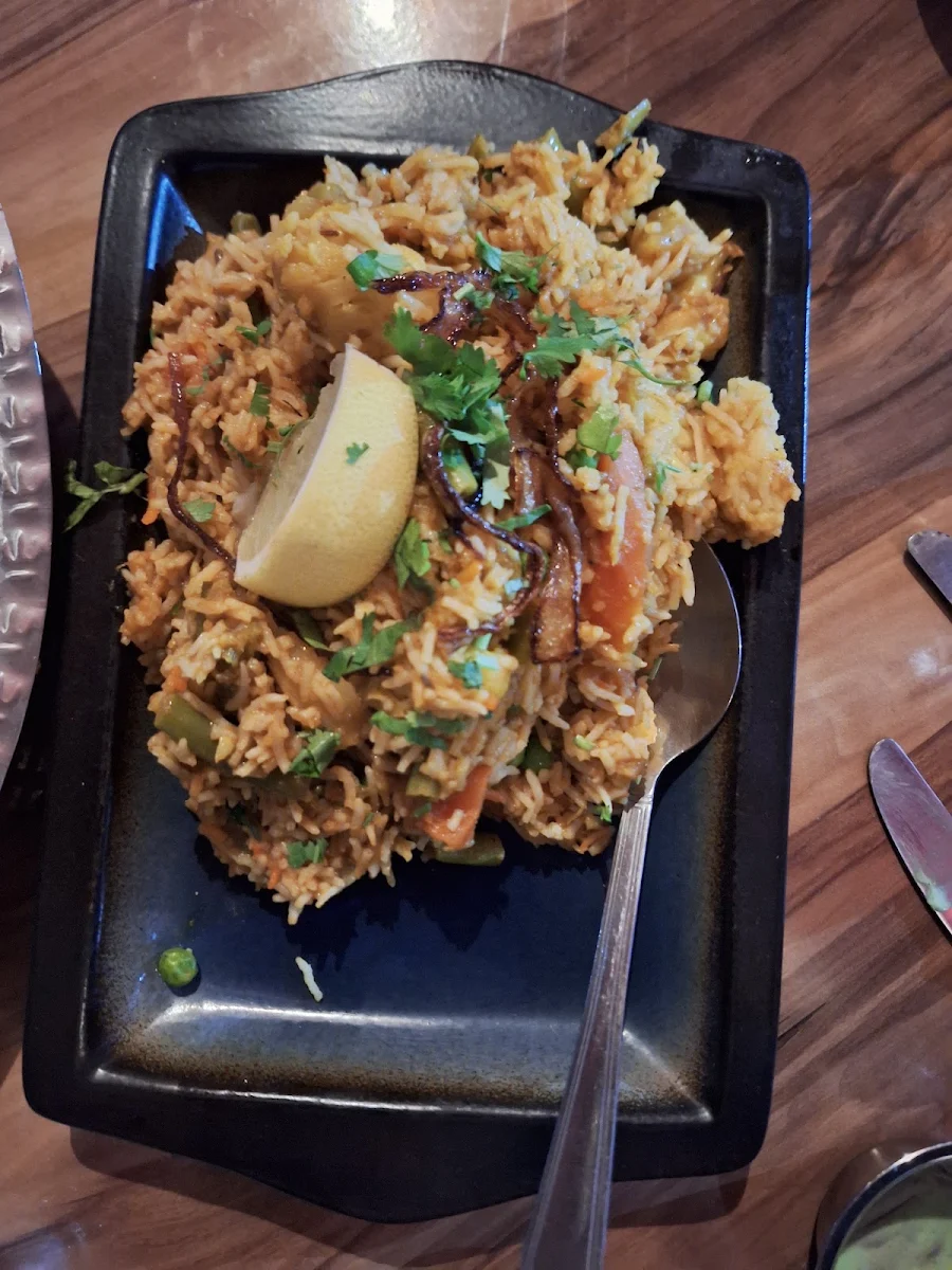 Vegetable Biryani, Royal Curry House Narellan