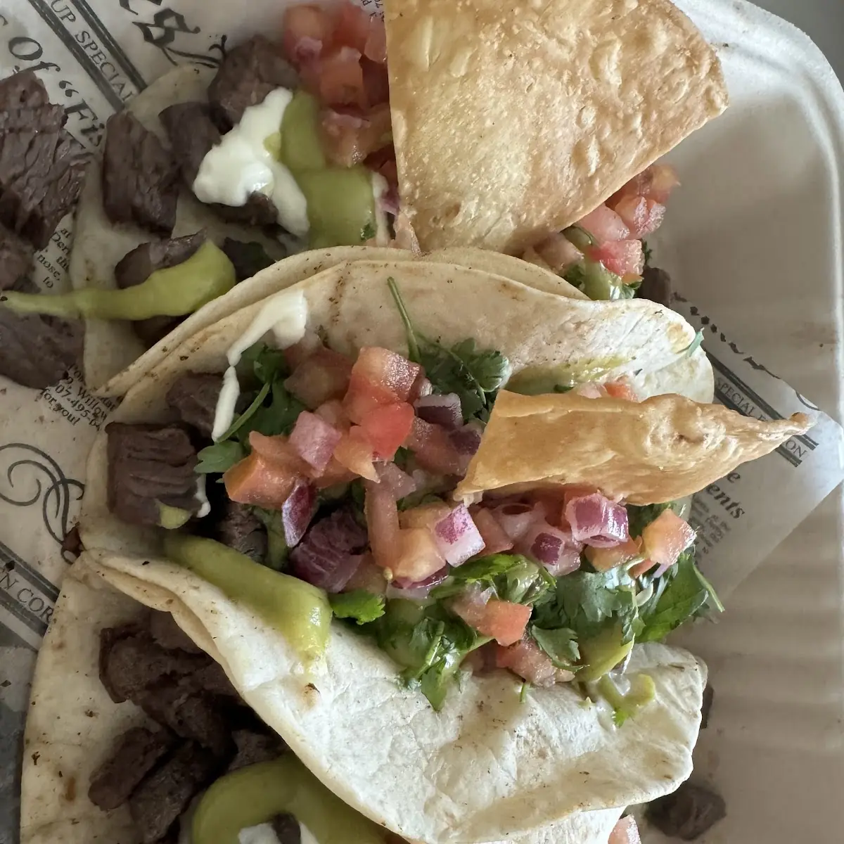 Pico De Gallo Guacamole Sour Cream