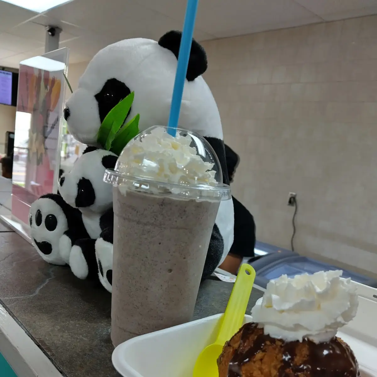 Oreo Milkshake and Fried Ice Cream