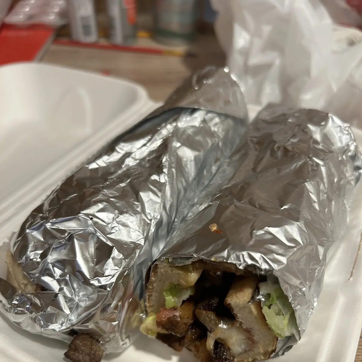 Burrito de Pollo O Carne Asada