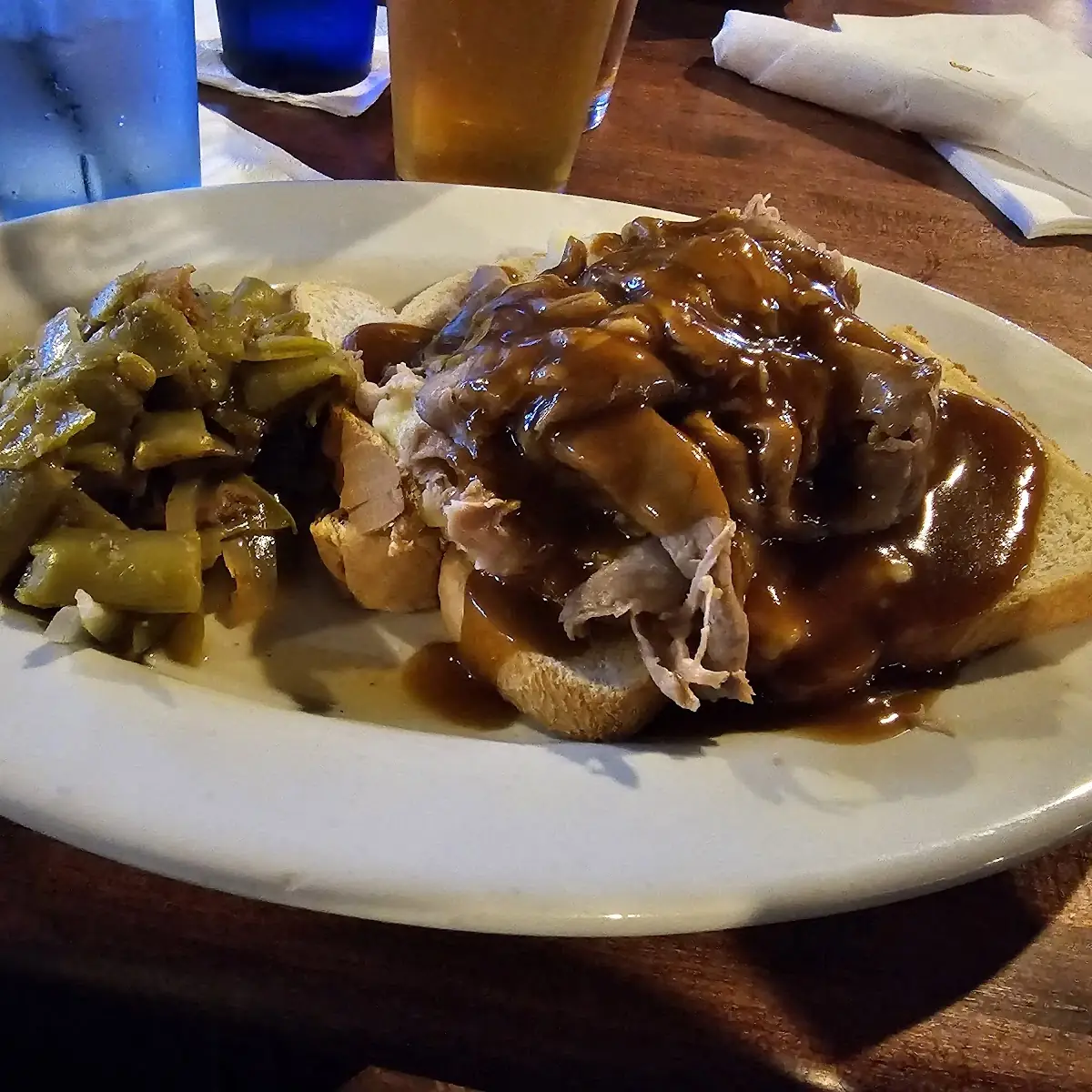 Open-Faced Roast Beef