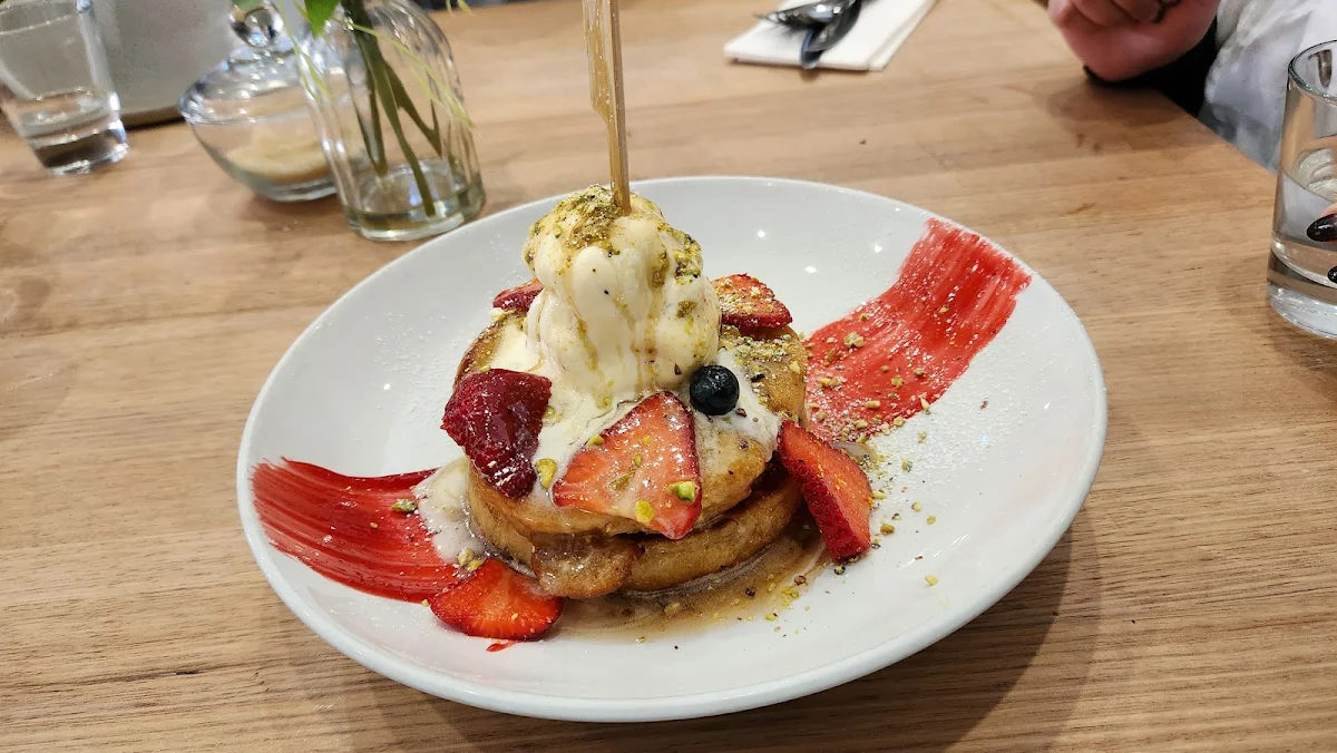 Blueberry Pancake, Now & Then Cafe kew