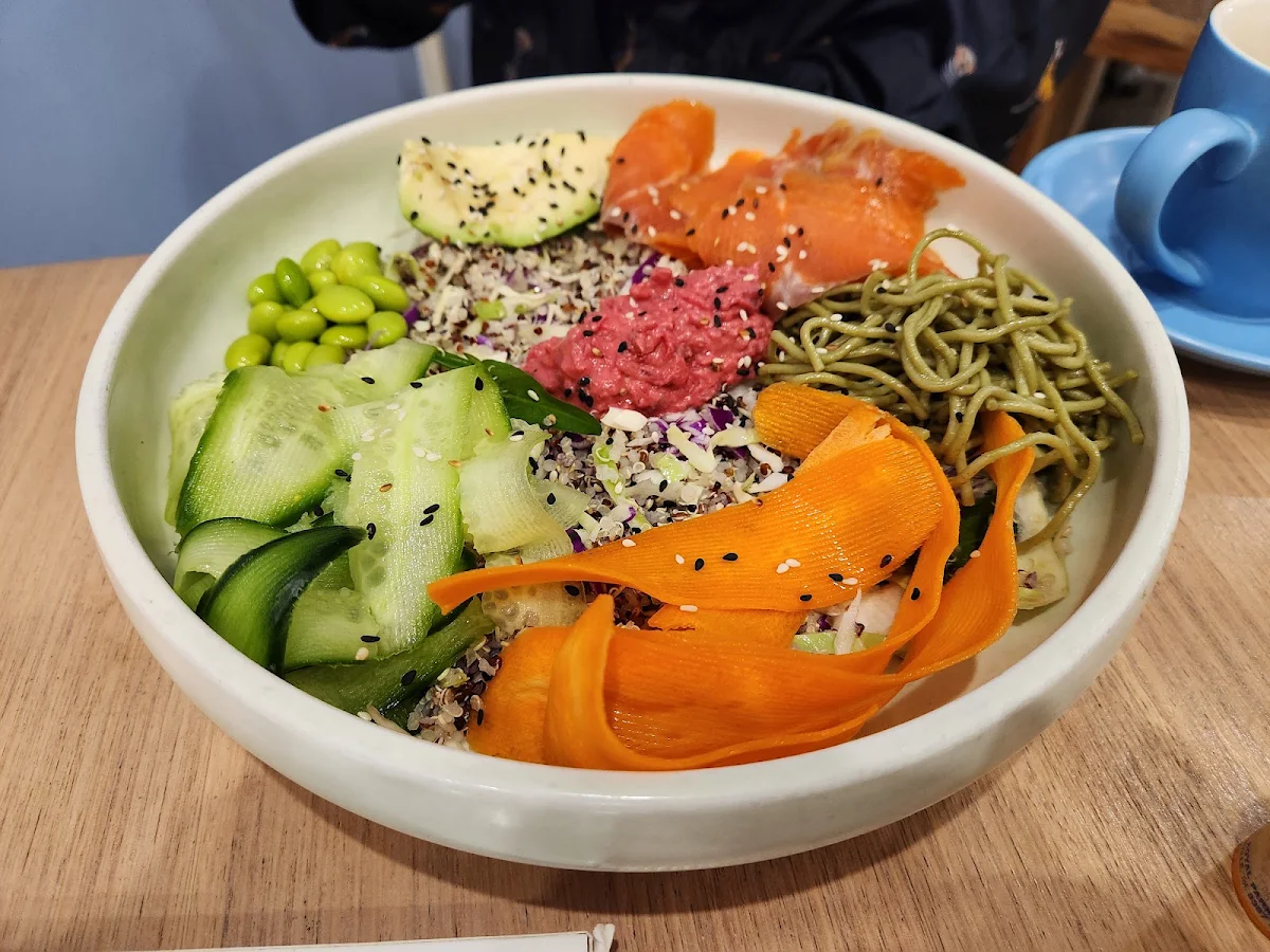Poke Bowl, Now & Then Cafe kew