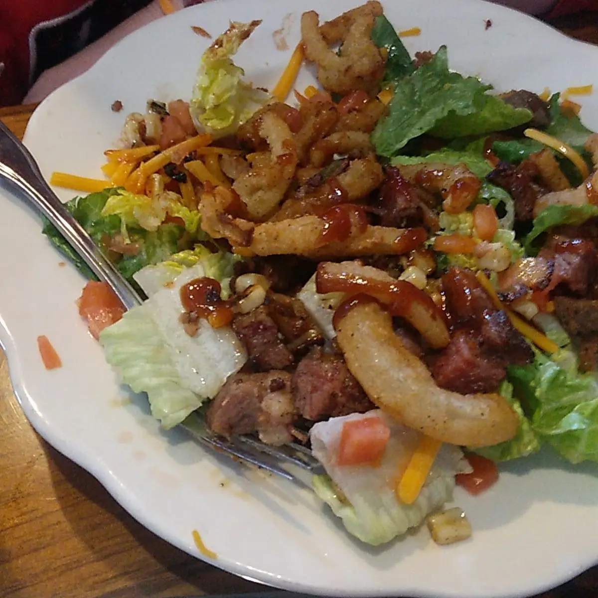 Smoked BBQ Brisket Salad