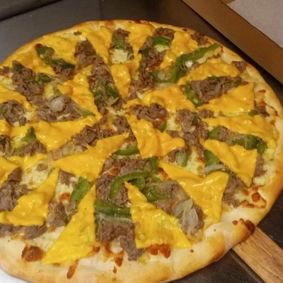 Philly Cheesesteak Pizza
