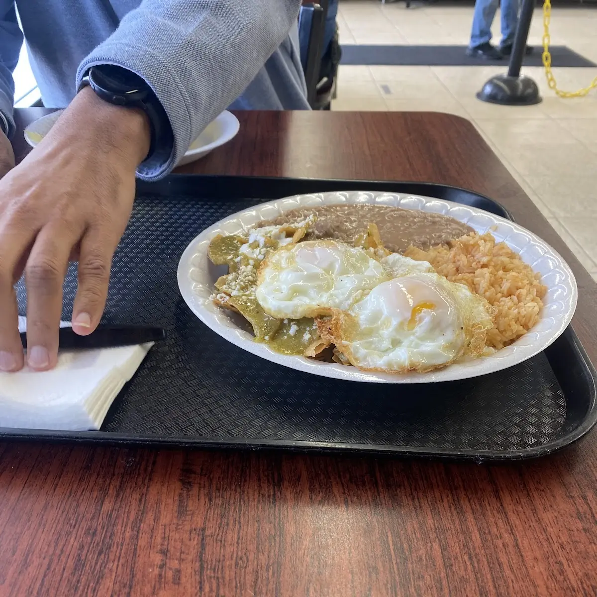 Chilaquiles Breakfast Plate