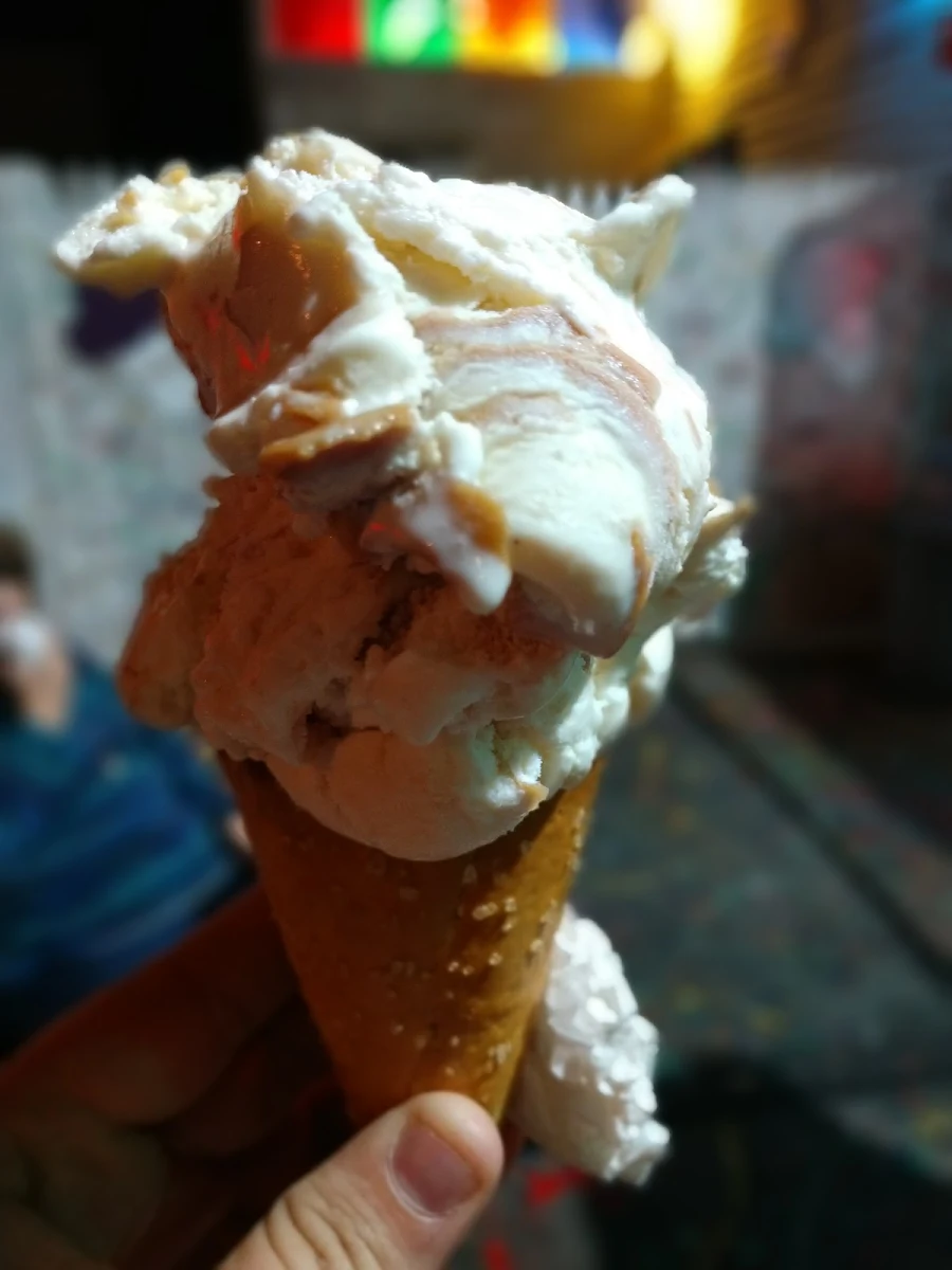 Peanut Butter Waffle Cone
