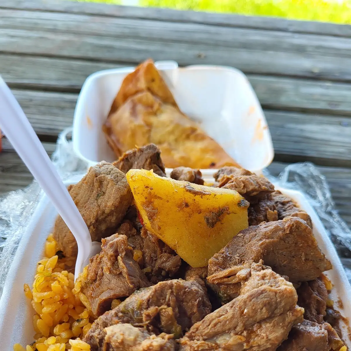 Rice Beans Pernil