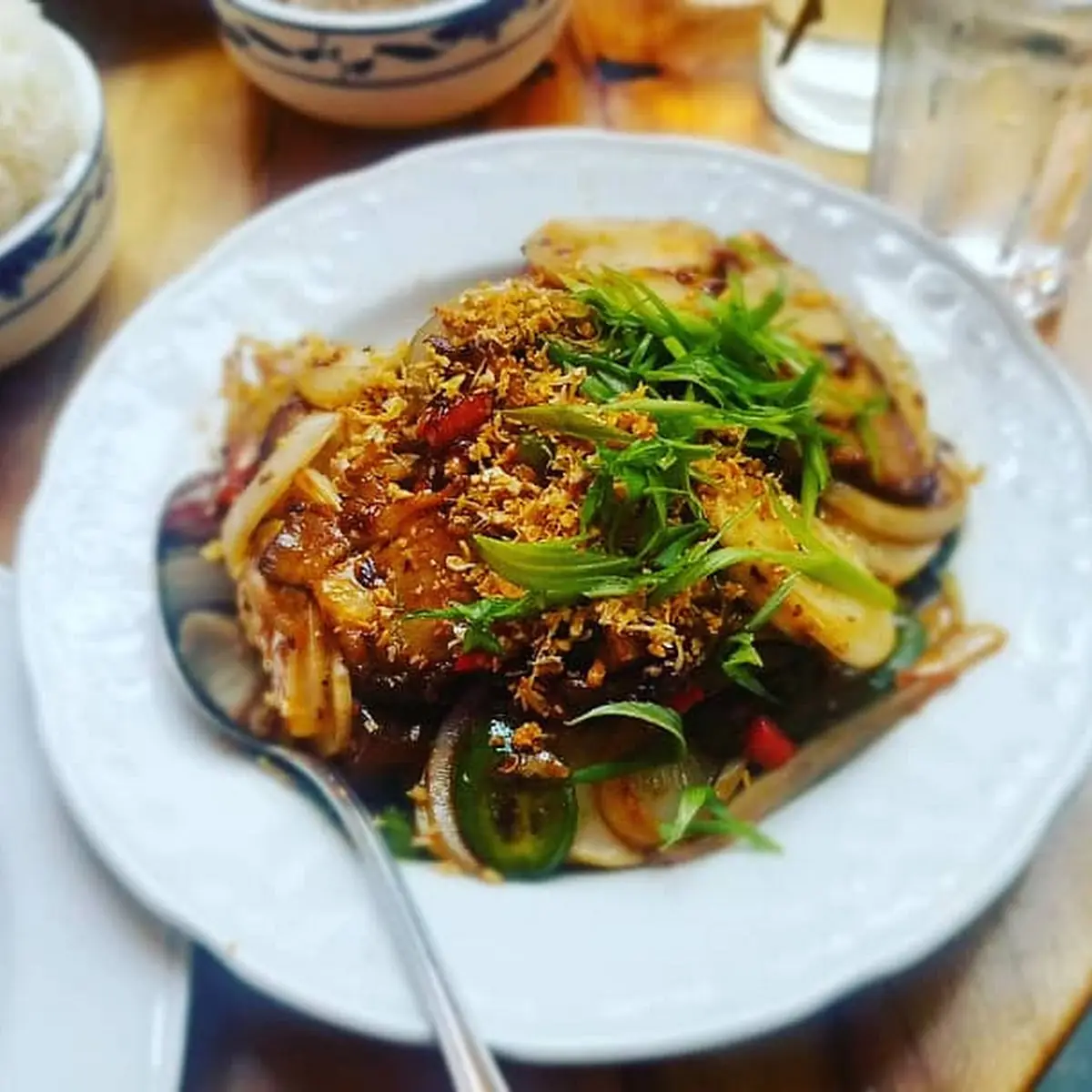 Pork Belly Rice Cakes