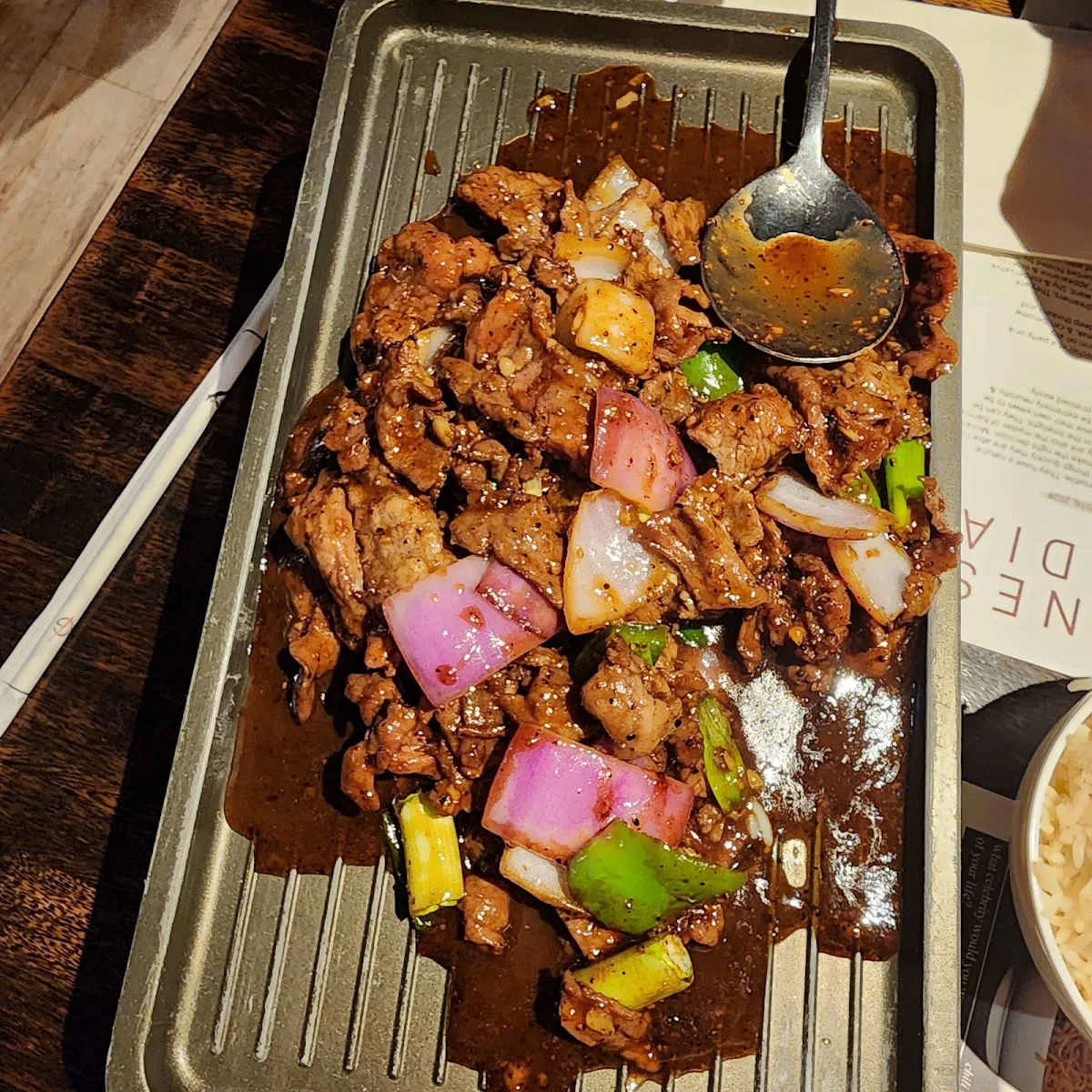 Mongolian Beef, Inchin's Bamboo Garden